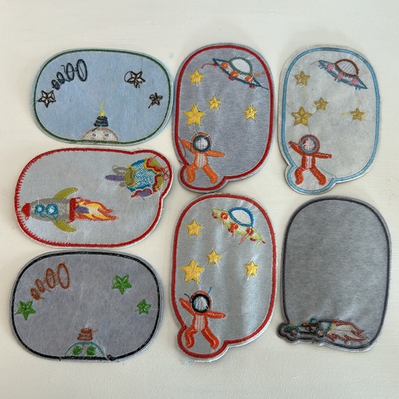 Space-Themed Embroidered Patches - Picture 10 of 10
